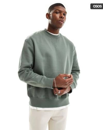 Sage Green Oversized Sweatshirt