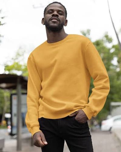 Mustard Essential Crew Sweatshirt