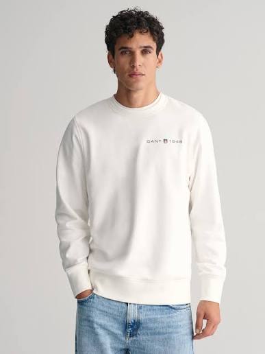 Ivory Classic Crew Sweatshirt