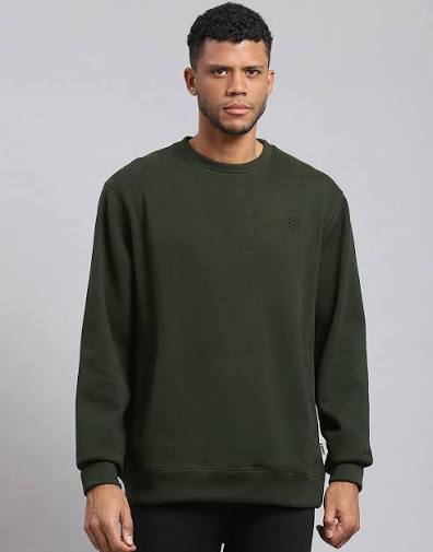 Forest Olive Crew Sweatshirt