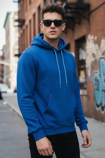Cobalt Blue Street Hoodie